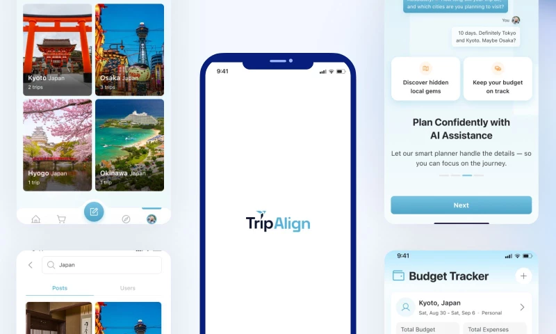 Upcodo Digital - Trip Align Mobile App