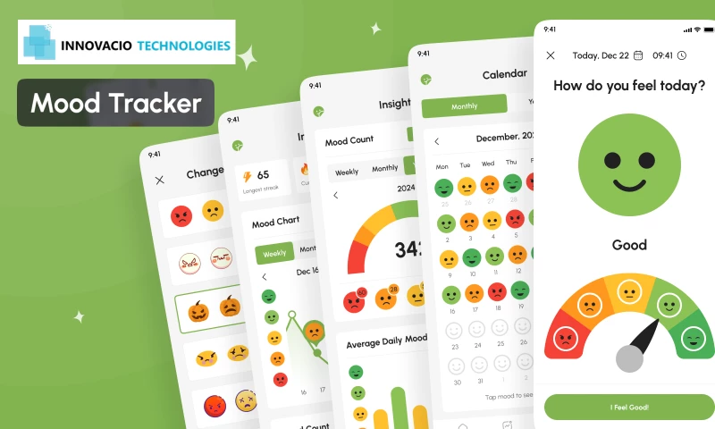 Innovacio Technologies - AI-Powered Mood Tracker & Mental Wellness Platform