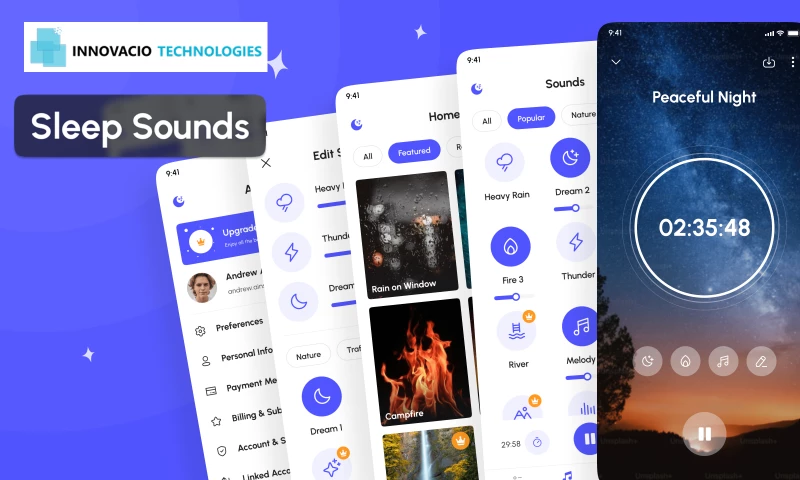 Innovacio Technologies - AI-Powered Sleep Sounds & Relaxation Platform