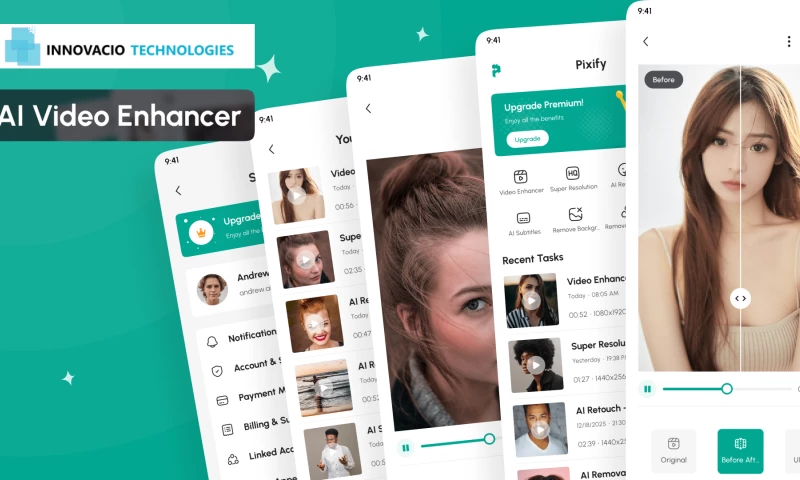 Innovacio Technologies - AI-Powered Video Enhancer & Quality Optimization Platform