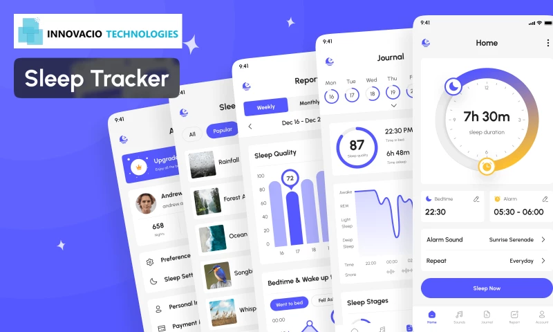 Innovacio Technologies - AI-Powered Sleep Tracker & Wellness Monitoring Platform
