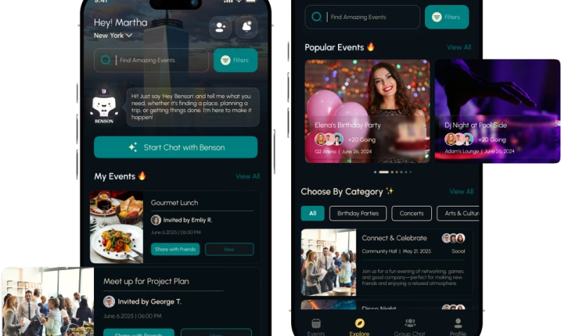 Biz4 Group - Hey Benson: Intelligent Event Planning and Social Coordination App