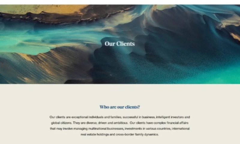 Re-designing a premium digital presence for a Global Family-Office