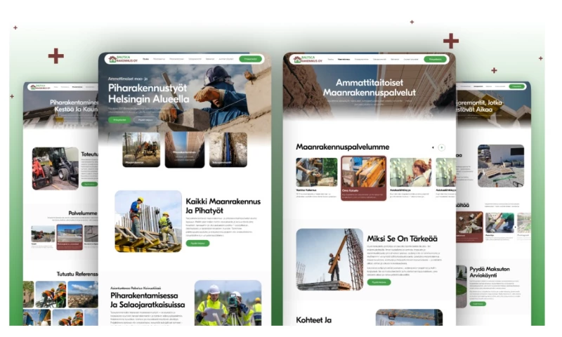 Professional WordPress Build for a Groundwork & Construction Company