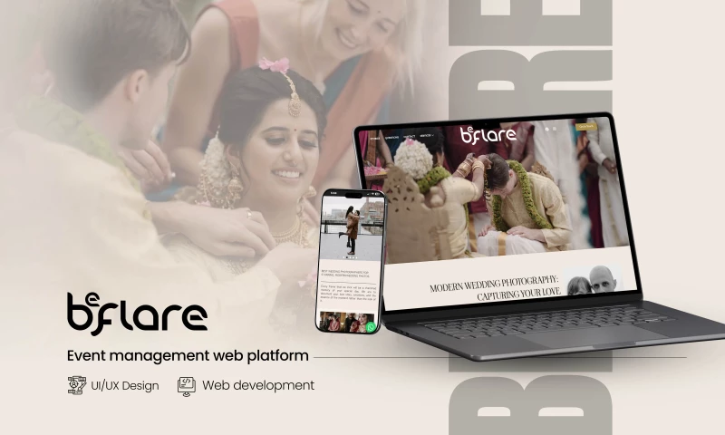 Globify Software Solutions - Beflare Wedding Films Website