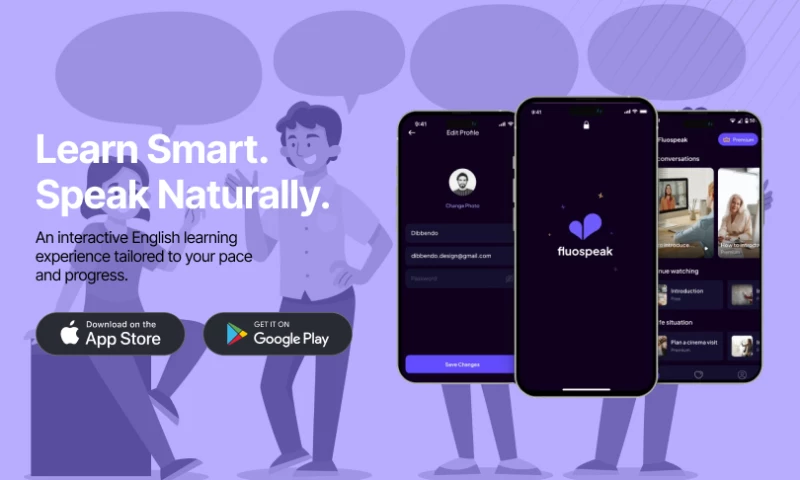 AppCrops - FluoSpeak - Personalized English Learning App