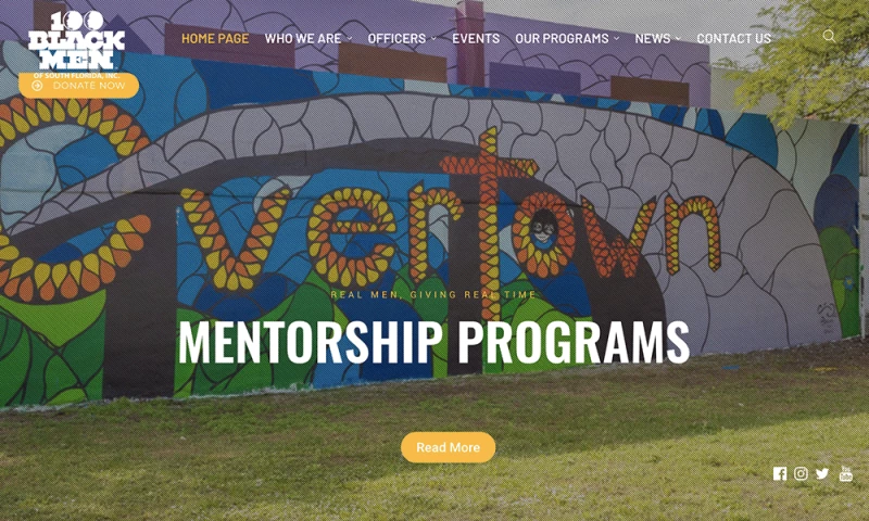 100 Black Men of South Florida Website