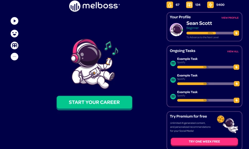 Whale Song - AI-powered music career management platform