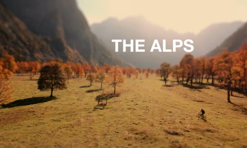 Spoonfilm - Miniature Mountain Magic: A Tilt-Shift Journey through Four Seasons in the Alps