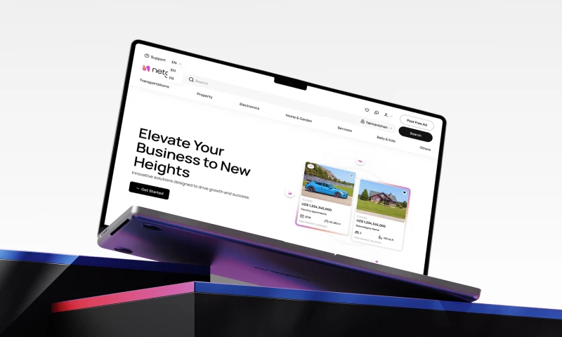 Arounda - NetGet | Marketplace UI/UX Redesign