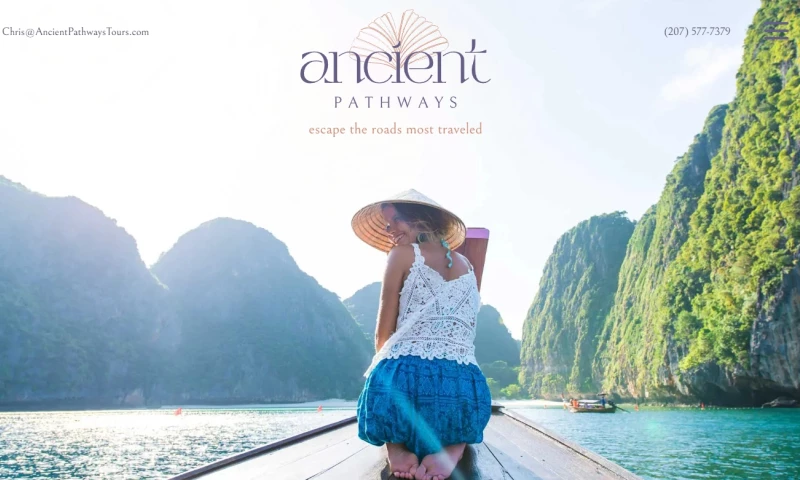 Krack Media Web Agency - Ancient Pathways - luxury guided vacations
