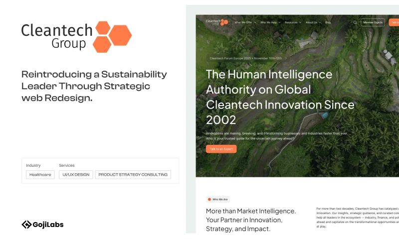 Cleantech Group - Global authority in sustainability innovation