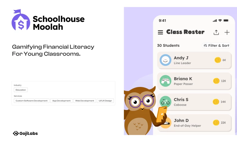 Schoolhouse Moolah - A Gamified Classroom Economy That Teaches Financial Literacy.