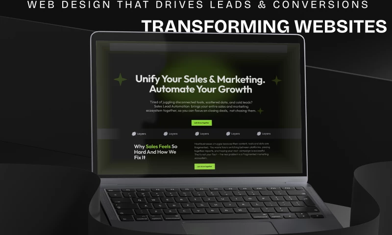 Crafted Vision - Lead Generation Website Sales Lead Automation