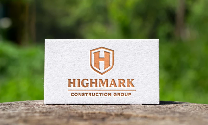 Crafted Vision - Highmark Construction Group Brand Identity & Stationery Design