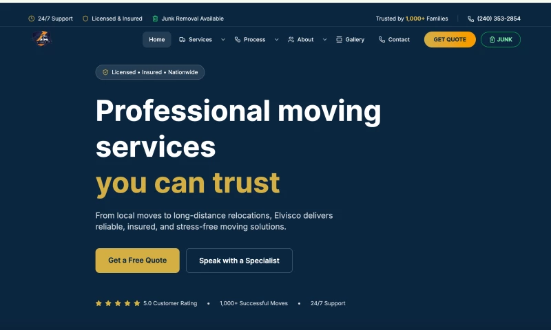 Elvisco De Interstate LLC Website Build & Branding
