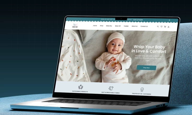 Techsaint Technology Solutions Pvt Ltd - Mini Me India Baby E-Commerce Website & Mobile App UI/UX Design