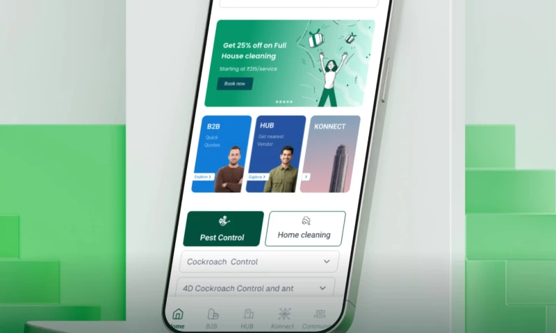 Techsaint Technology Solutions Pvt Ltd - Hommlie Home Services Website & Mobile App