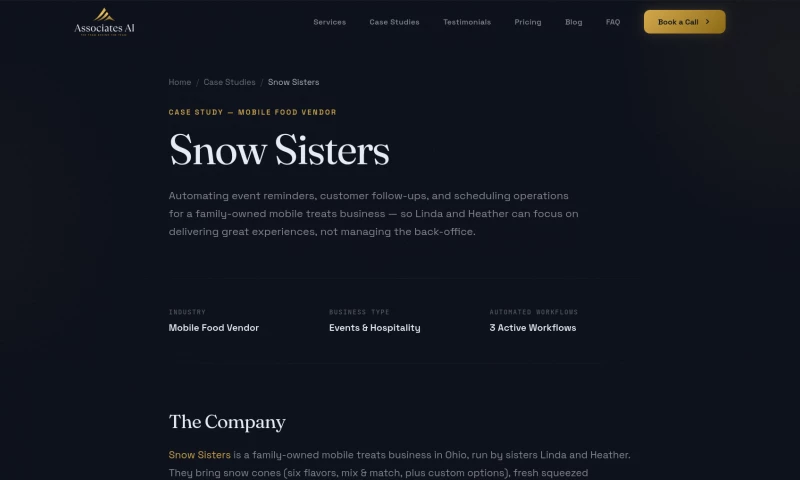 AI Operations for Mobile Food Vendor