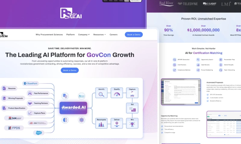 AI Platform UX Redesign for Smarter Government Contracting