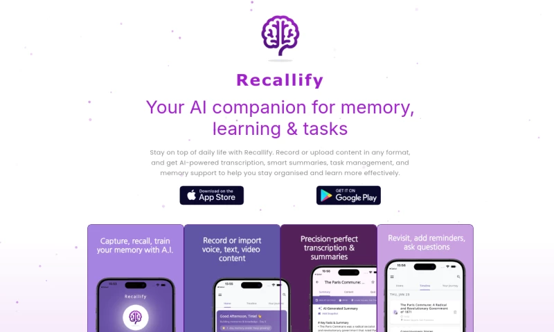 Sesen AI - Recallify.ai