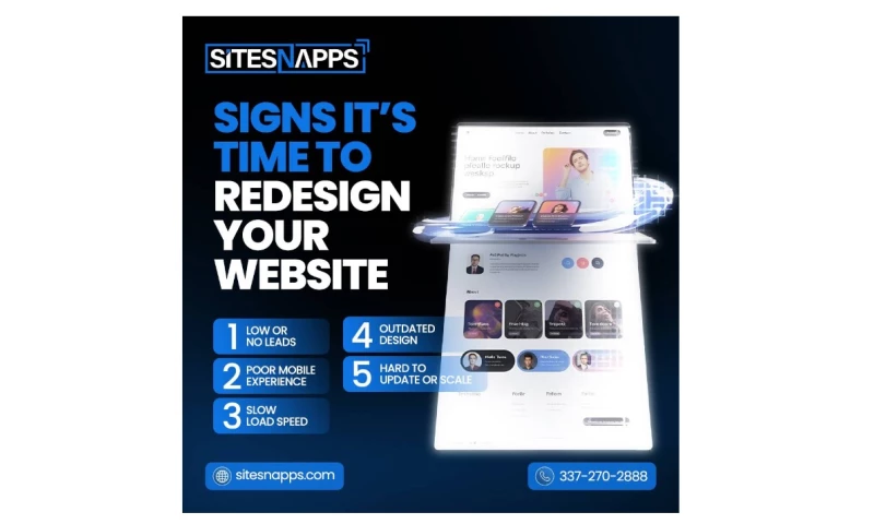 SitesNApps - Website Redesign for HVAC Company