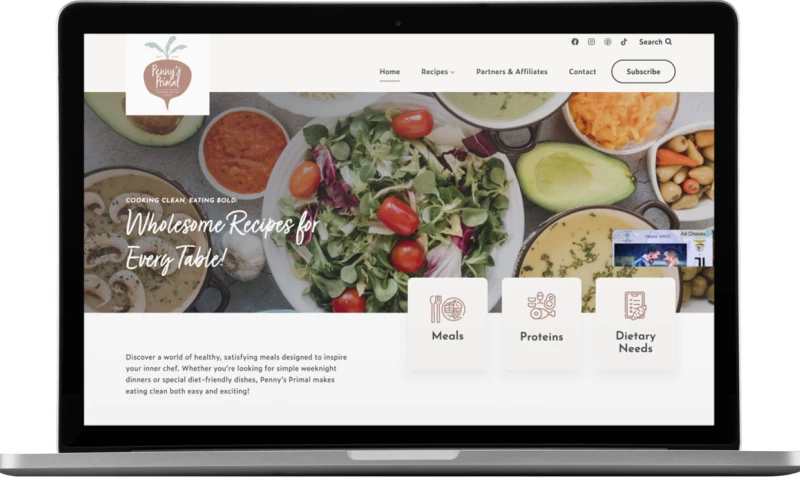 Branding and Website Design for Home Cook and Culinary Creator Based In the Adirondacks