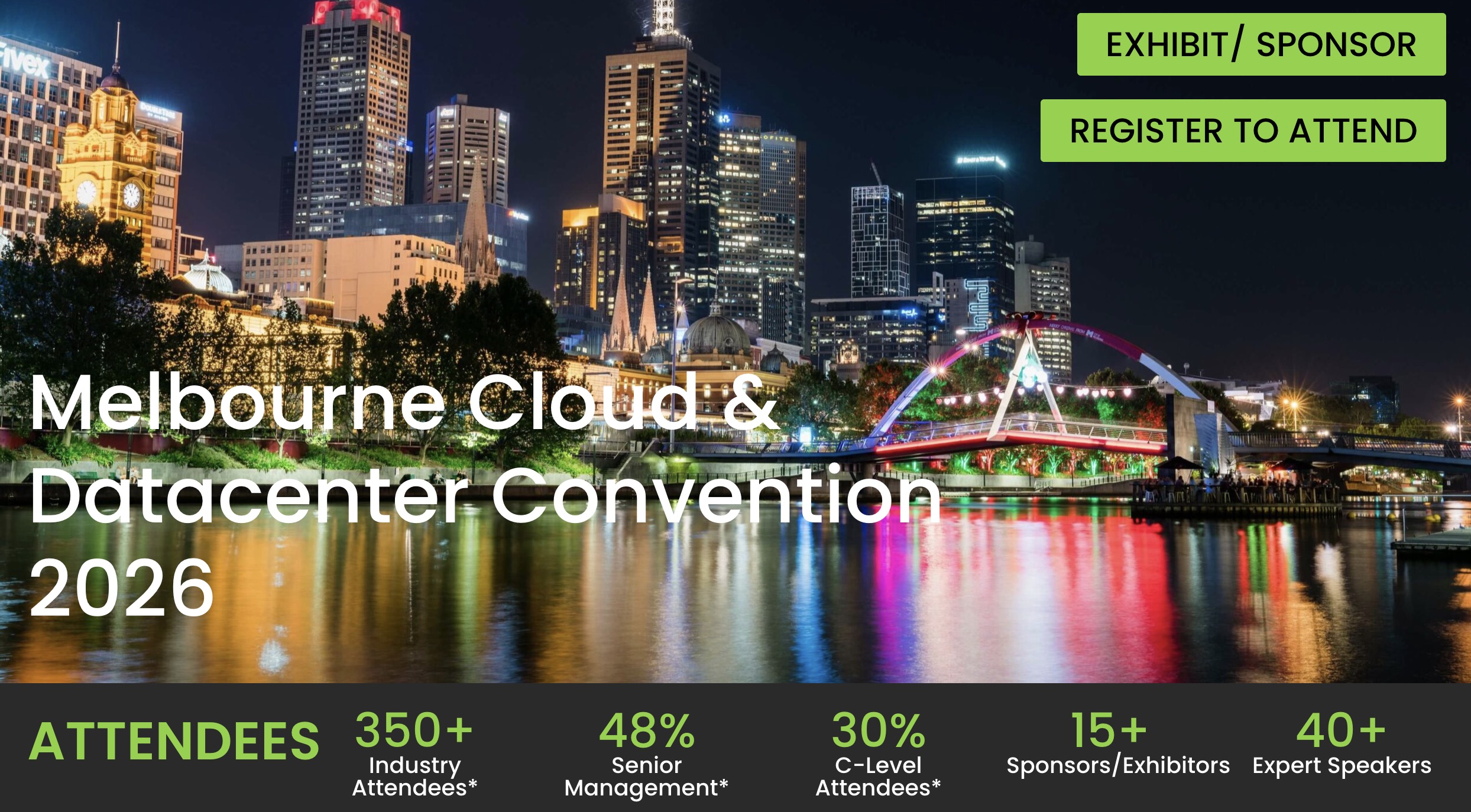 Melbourne Cloud & Datacenter Convention Melbourne Cloud & Datacenter Convention