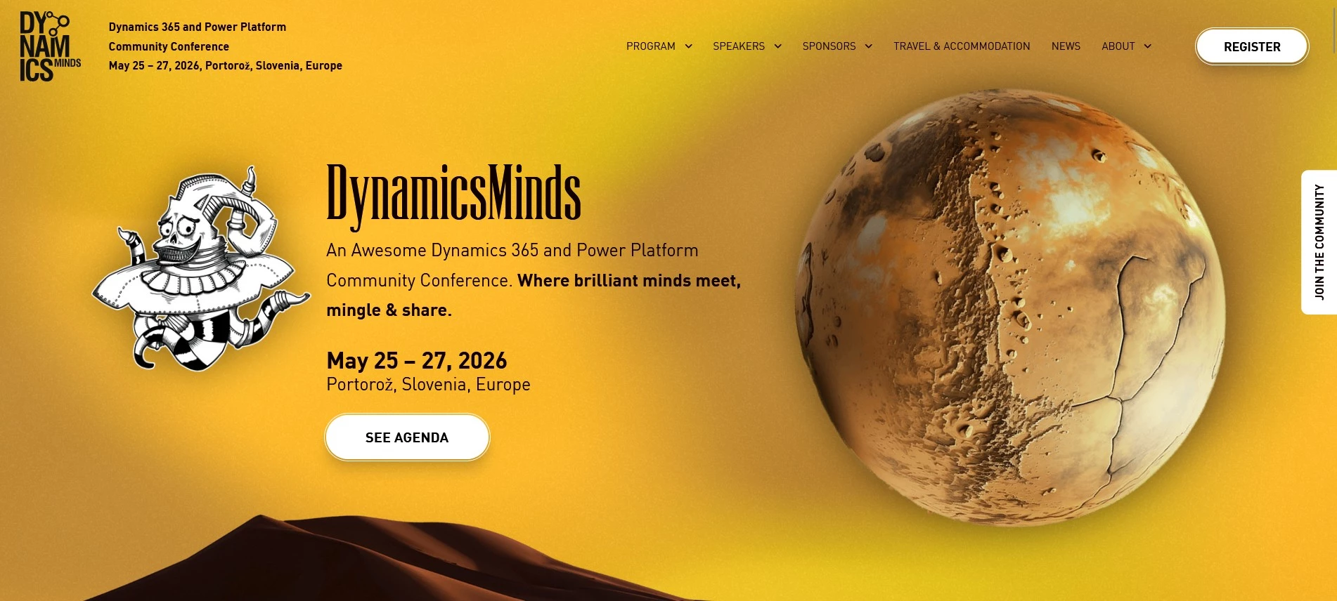 DynamicsMinds Conference homepage.
