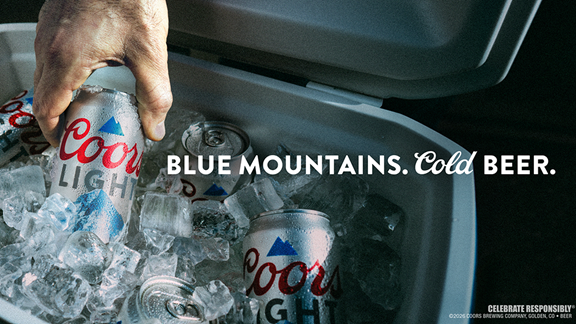 Coors Light's campaign banner | Source: Coors Light