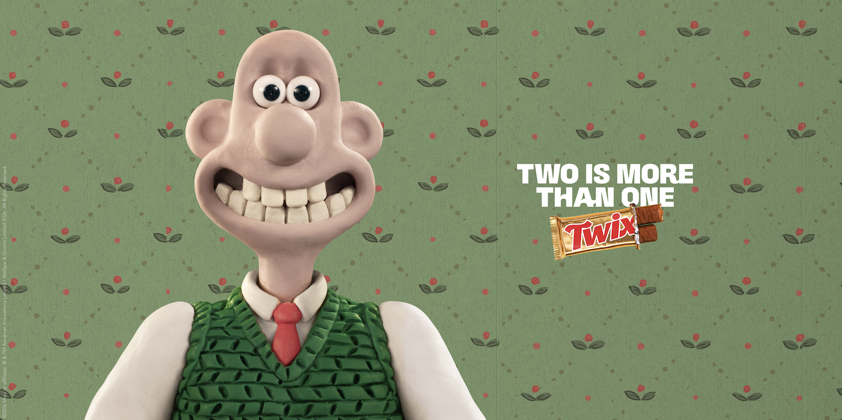 Wallace & Gromit-branded Twix OOH Visual | Source: Twix