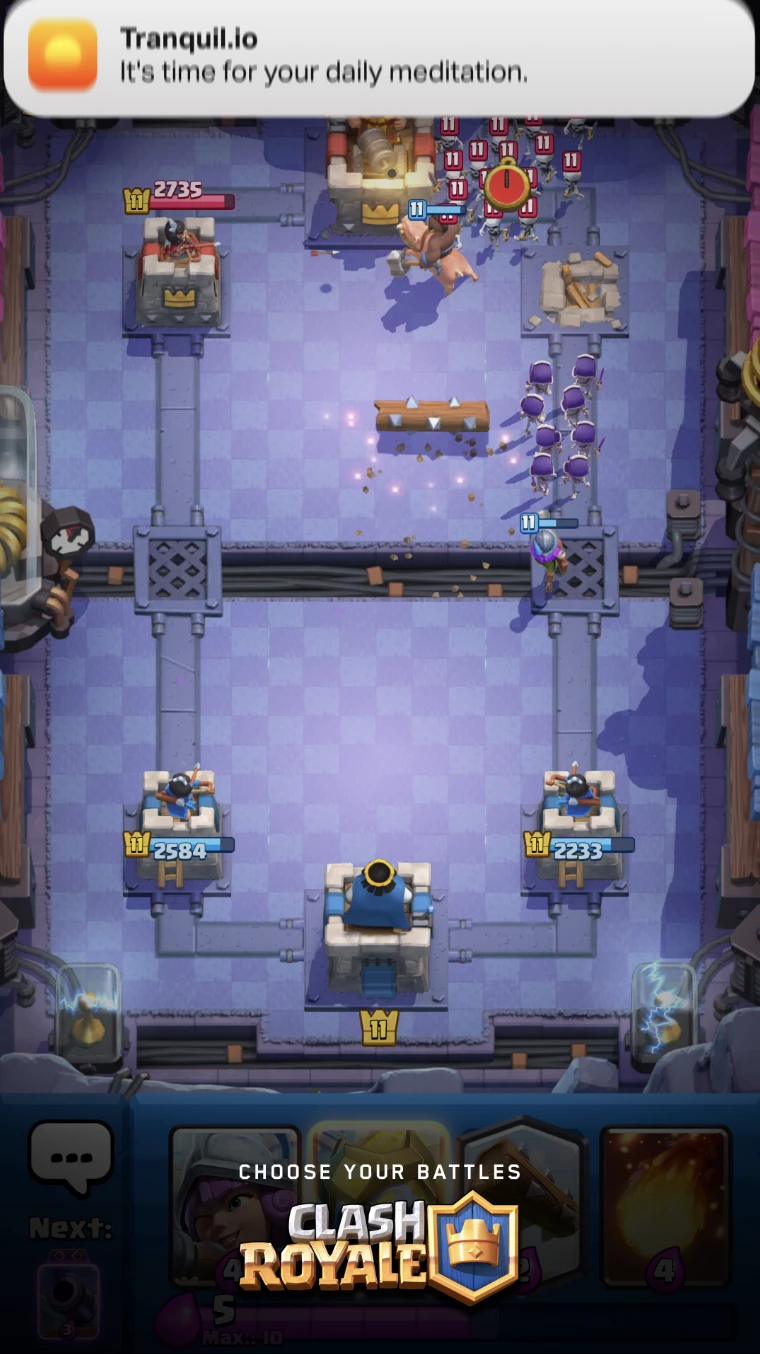 Clash Royale's OOH Visual | Source: Clash Royale