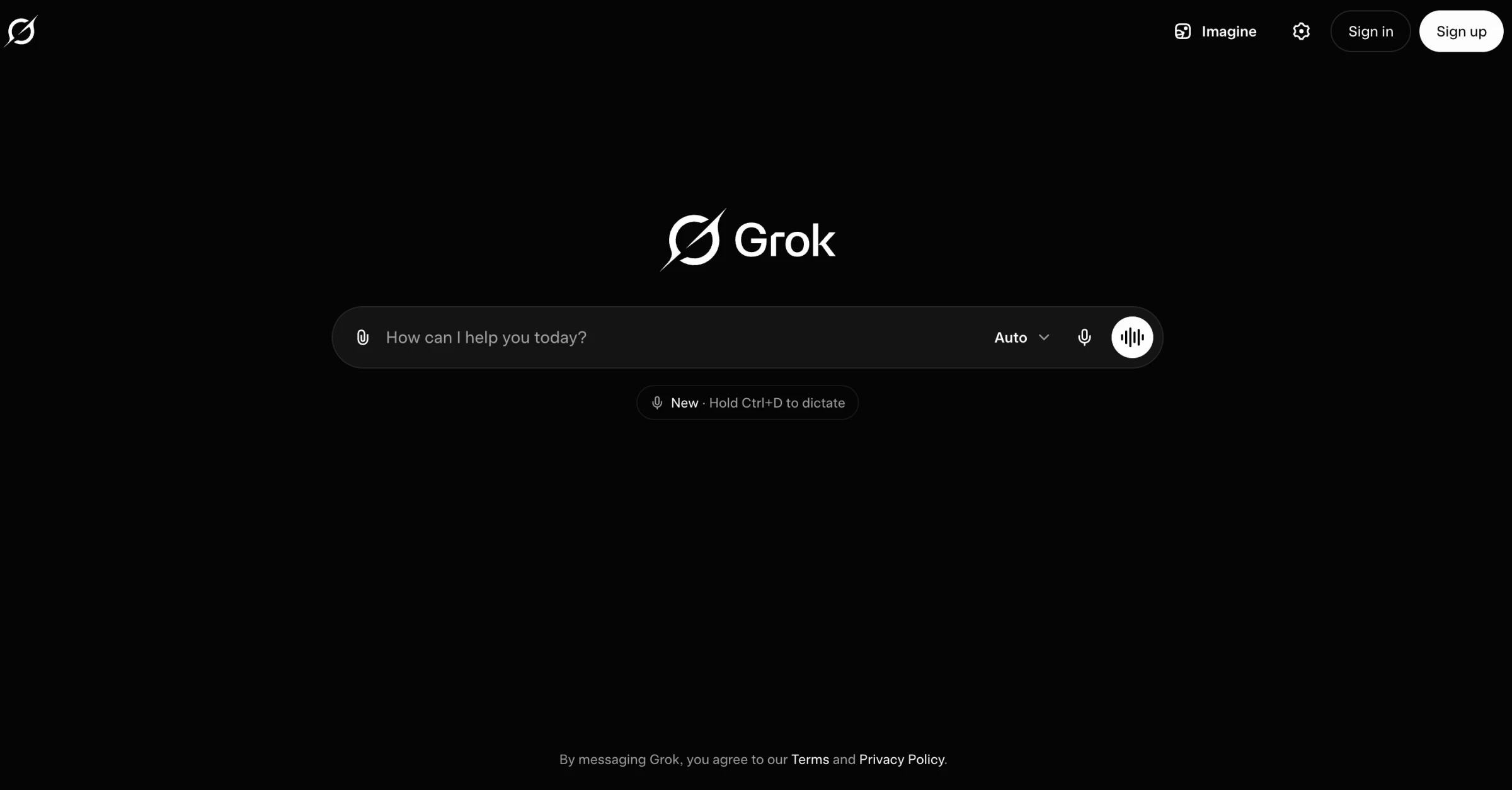 Grok Homepage Best AI Chatbots Grok
