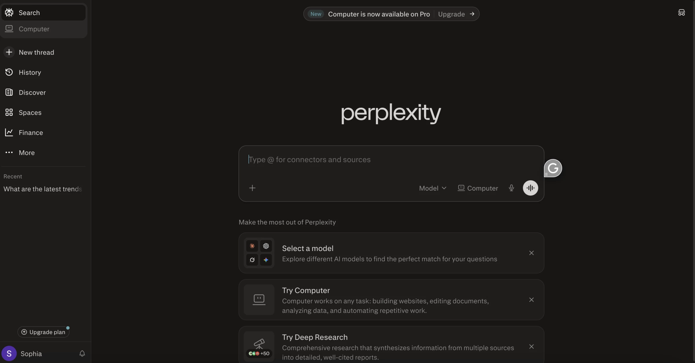 Perplexity Homepage Best AI Chatbots Perplexity