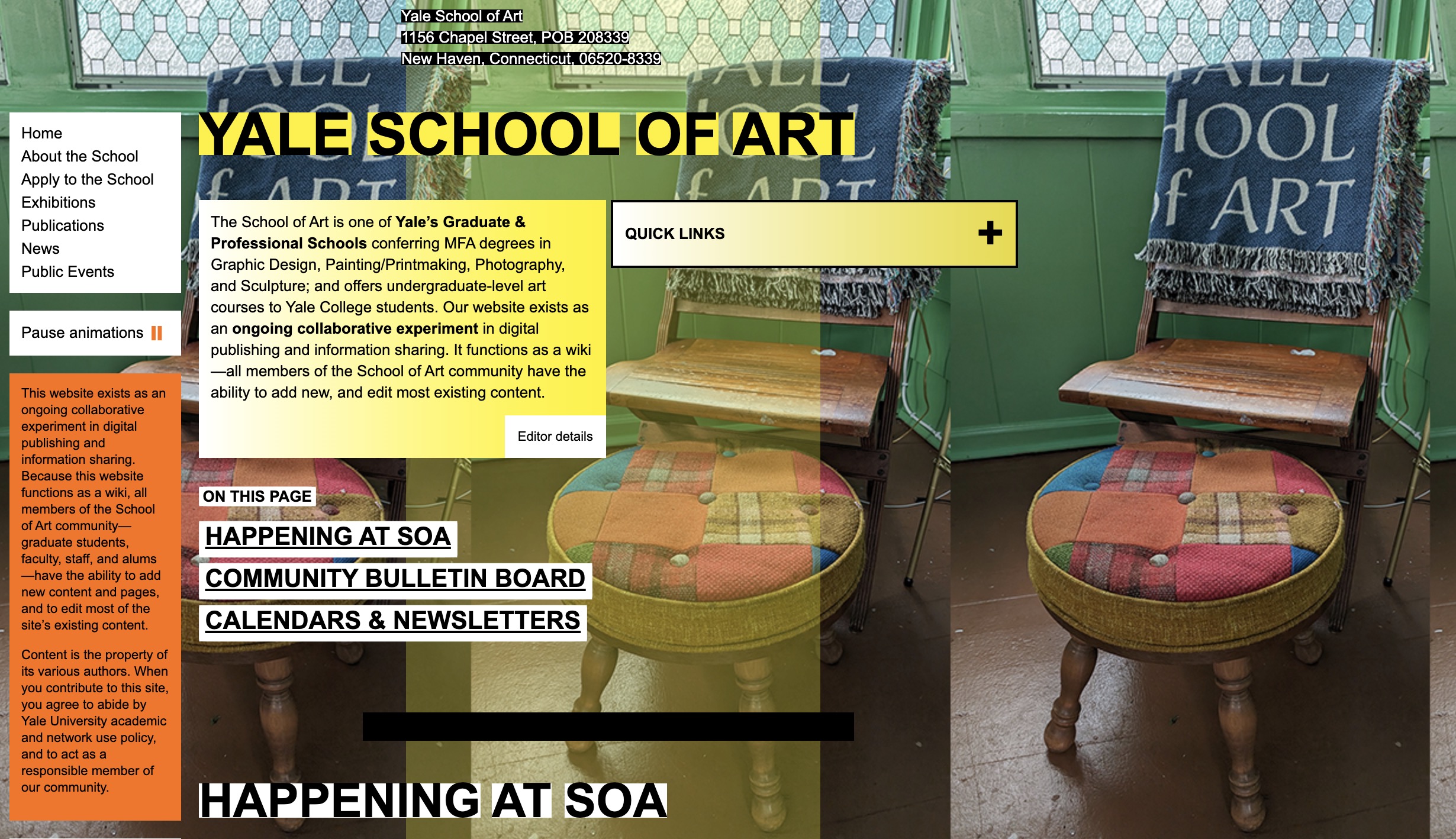 Yale School of Art Yale School of Art