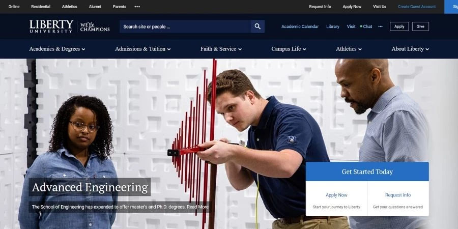 Liberty University Liberty University website