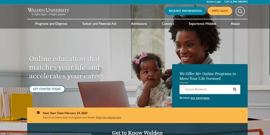 Walden University Walden University website