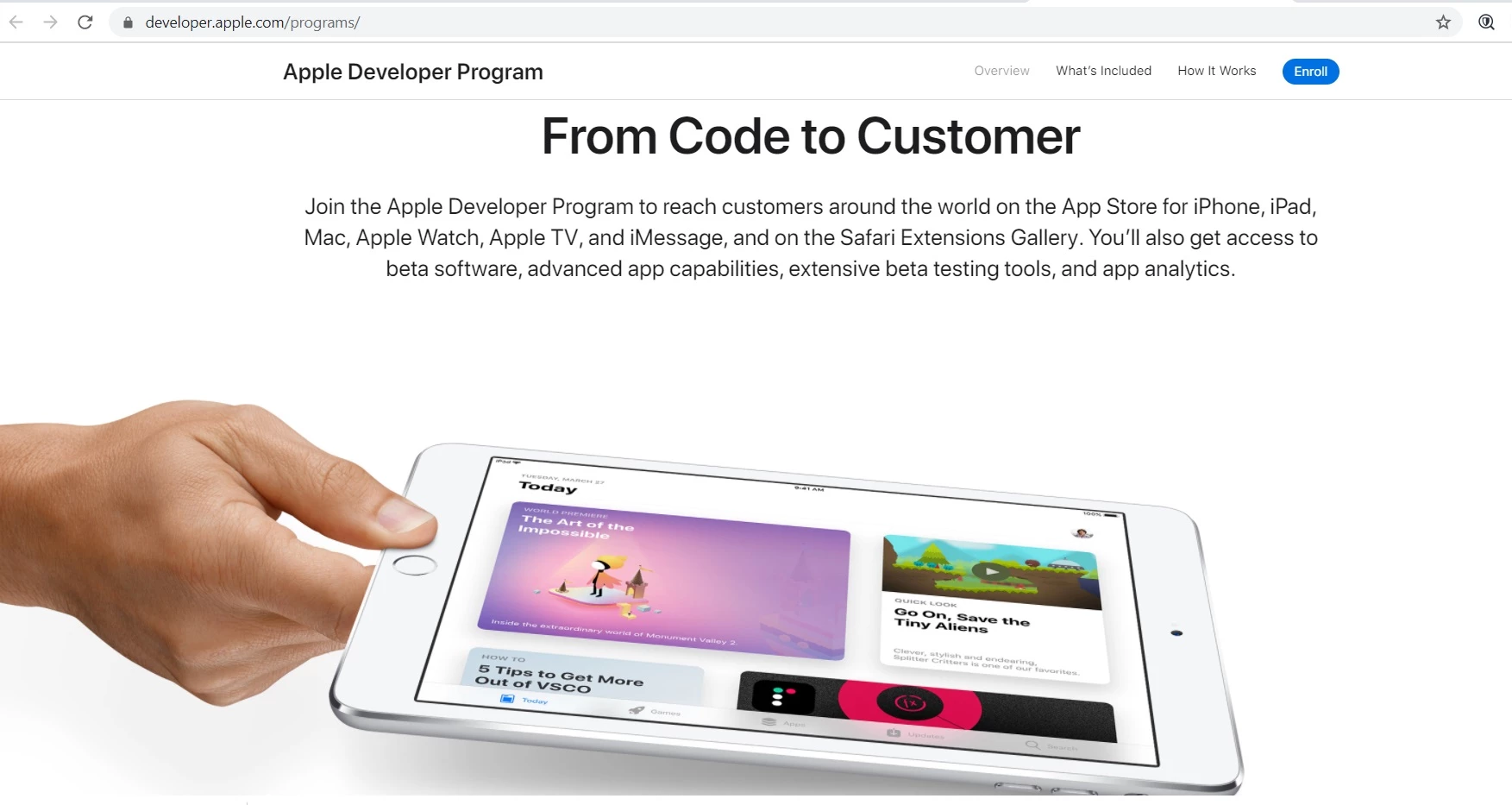 Apple Developer Program Apple Developer Program