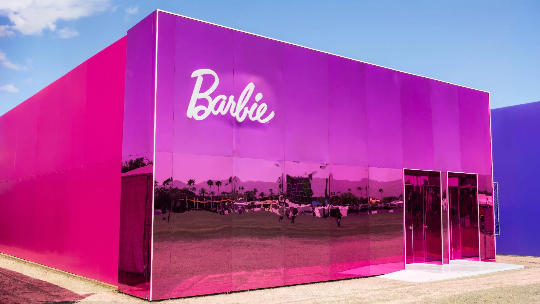 The Barbie box activation in Coachella | Source: Barbie The Barbie box activation in Coachella | Source: Barbie