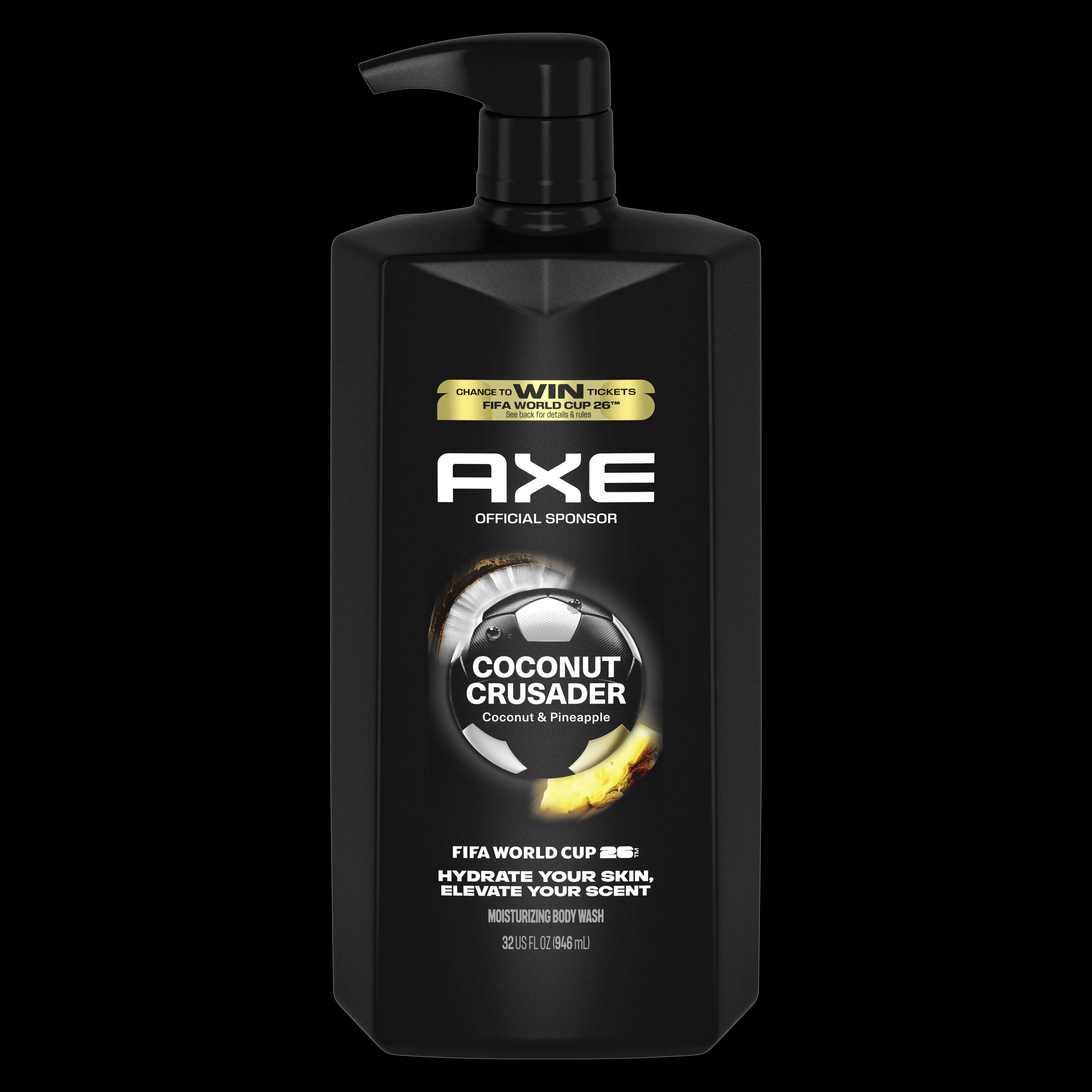 The new Coconut Crusader body wash | Source: AXE