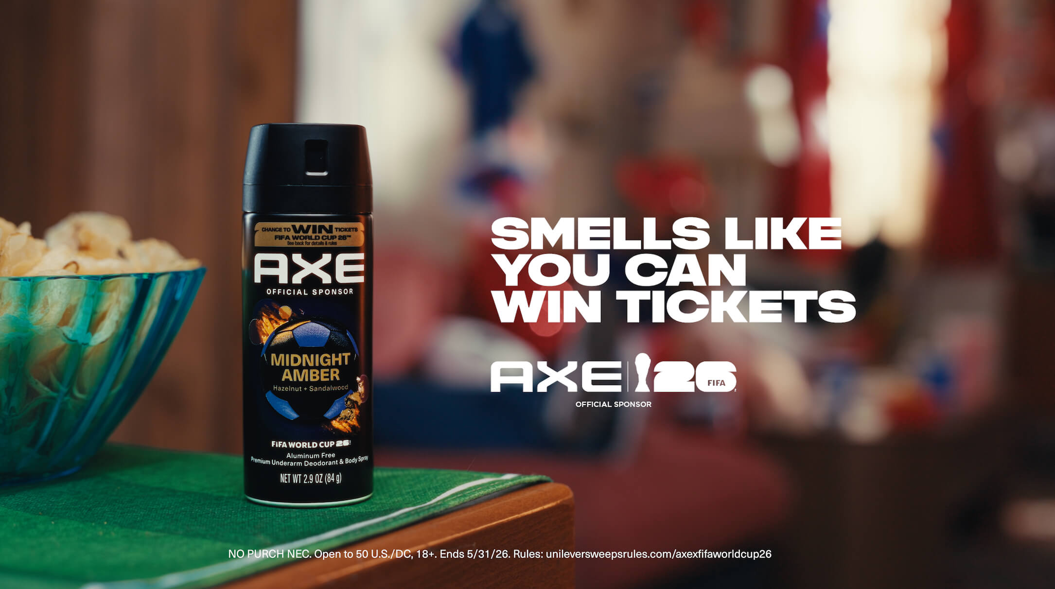 AXE's FIFA '26 Campaign Banner | Source: AXE