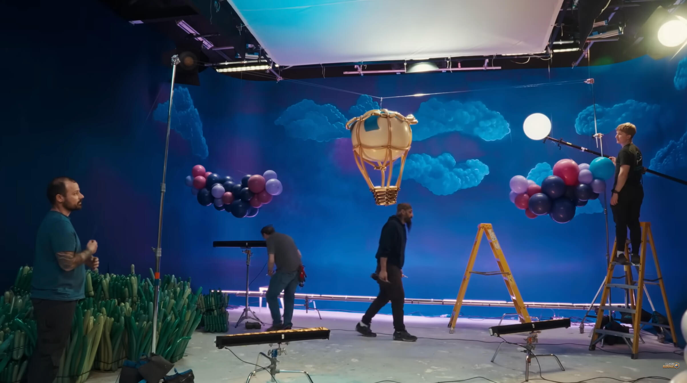 Behind the Scenes Footage from Clash Royale's Stop Animation Spot | Source: Clash Royale