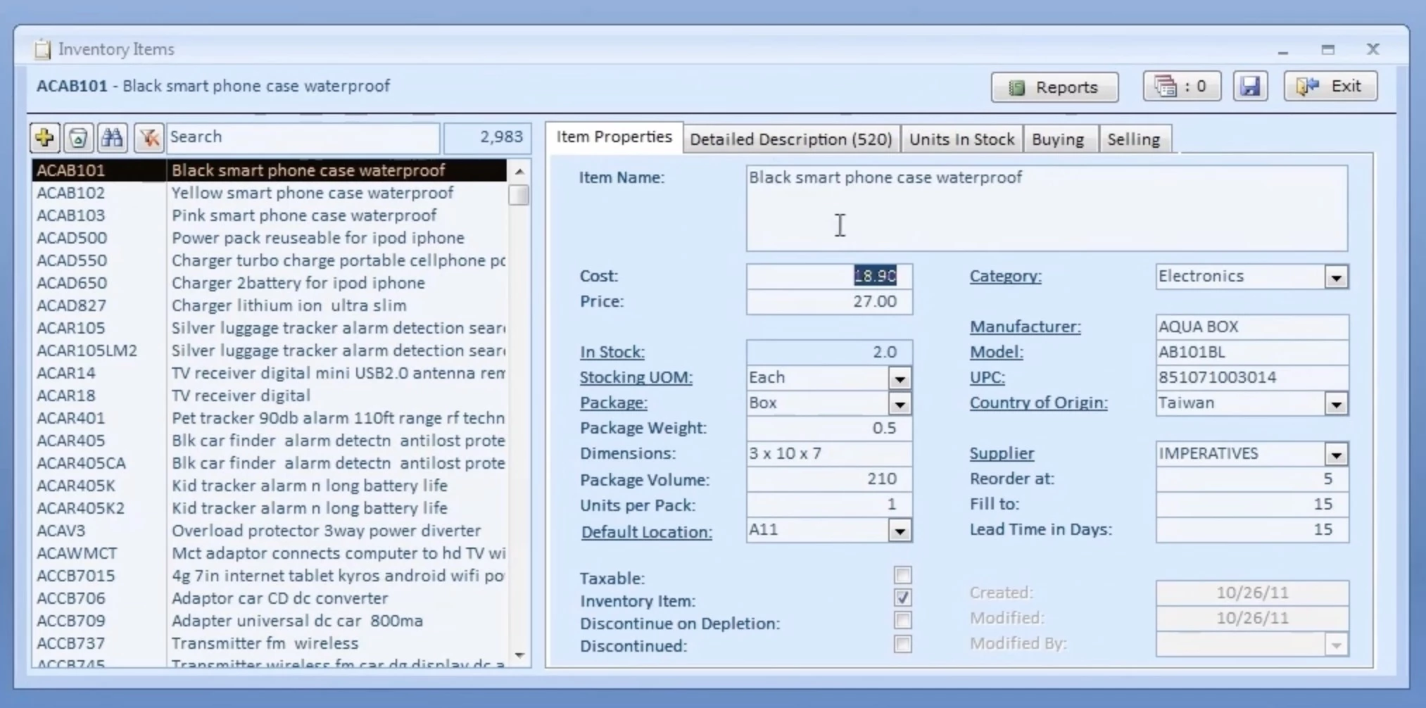 ABC Inventory by Almyta Systems ABC Inventory by Almyta Systems