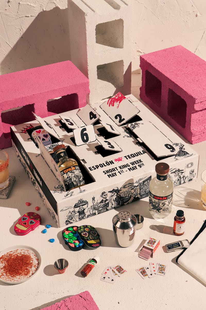 Espolòn's "Nine Days of Short Kings" advent-style calendar box