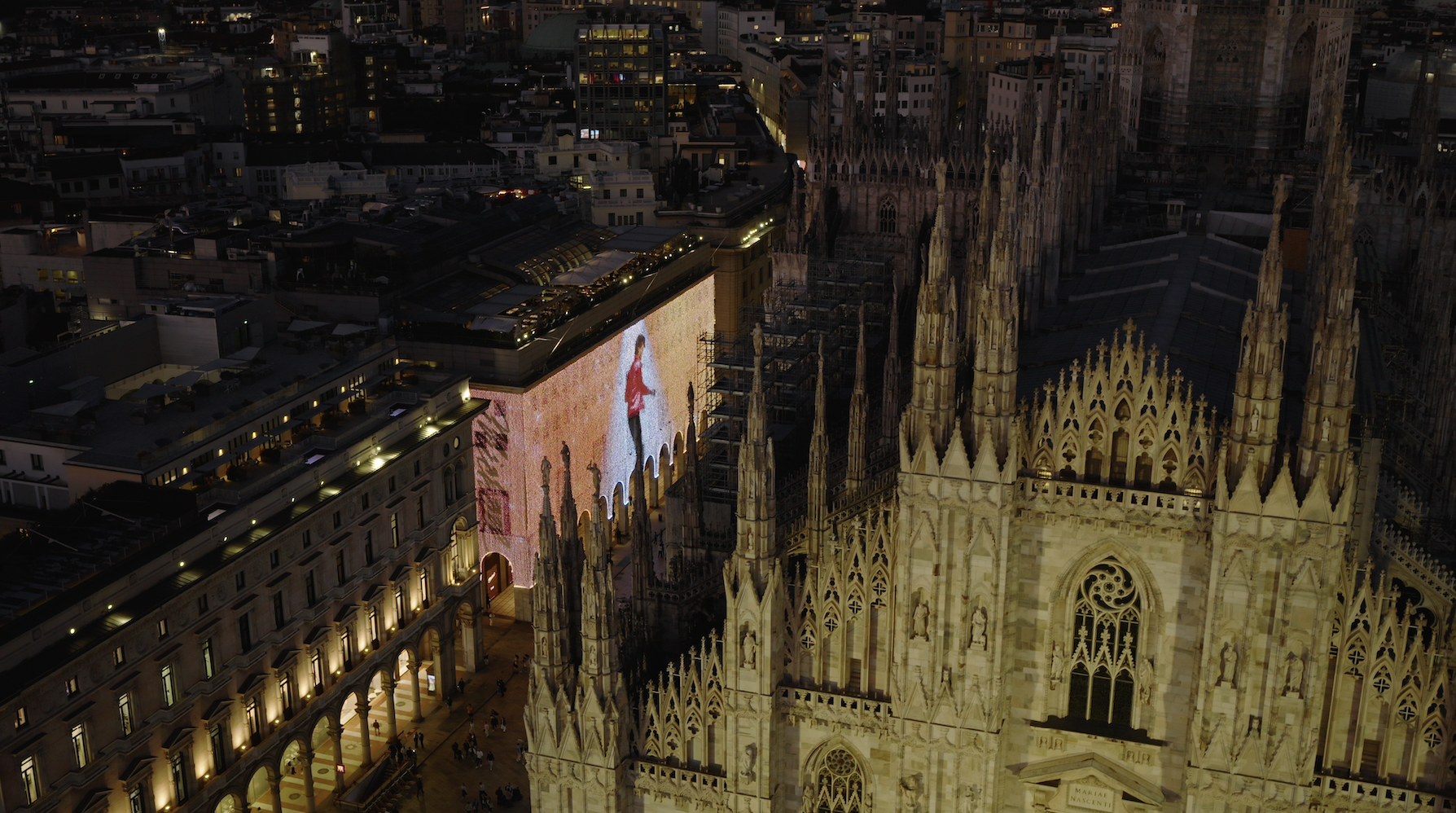 The "Glow Up" activation for Michael | Source: DOOH.com