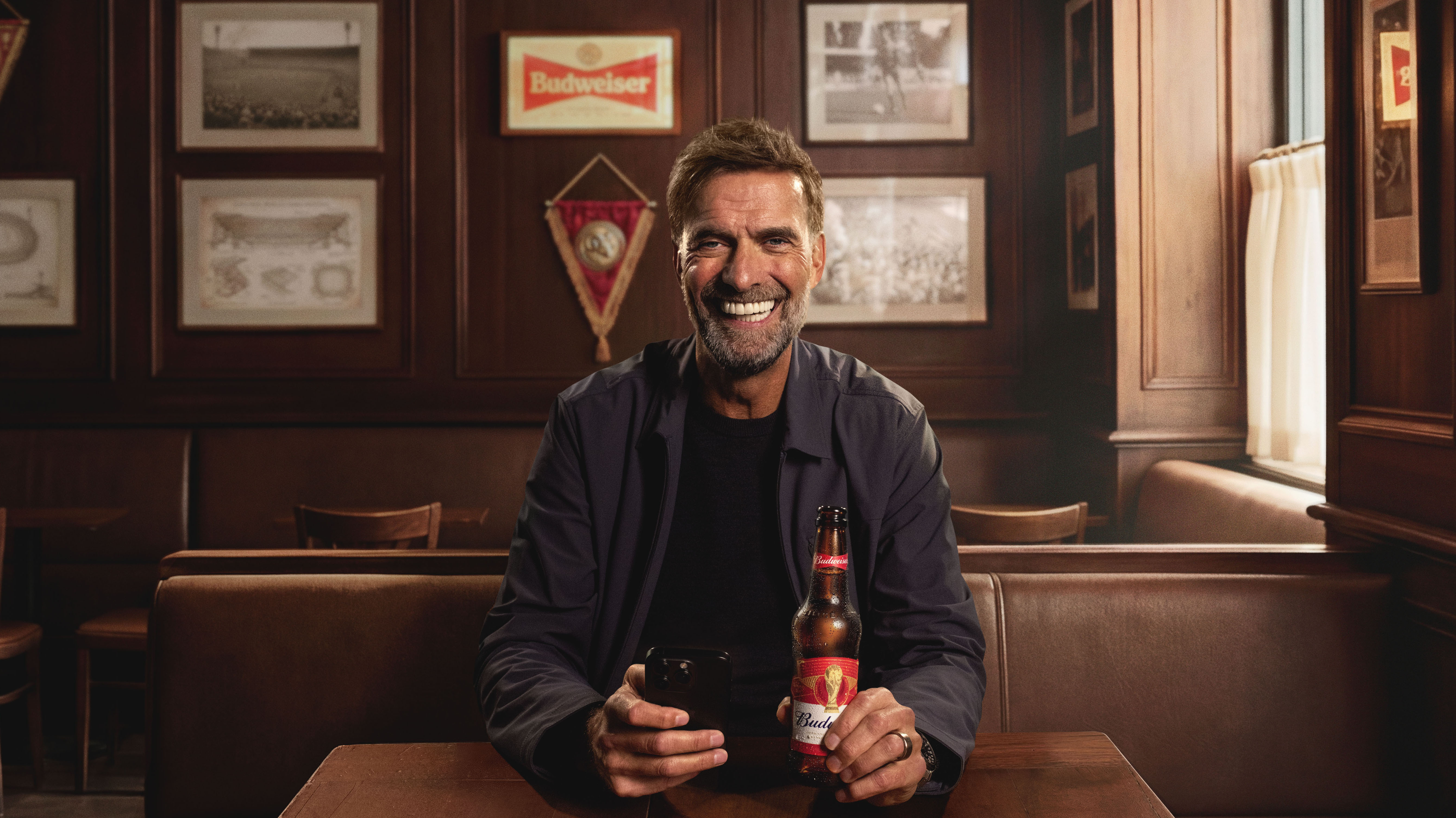Jurgen Klopp in Budweiser's FIFA World Cup 2026 campaign