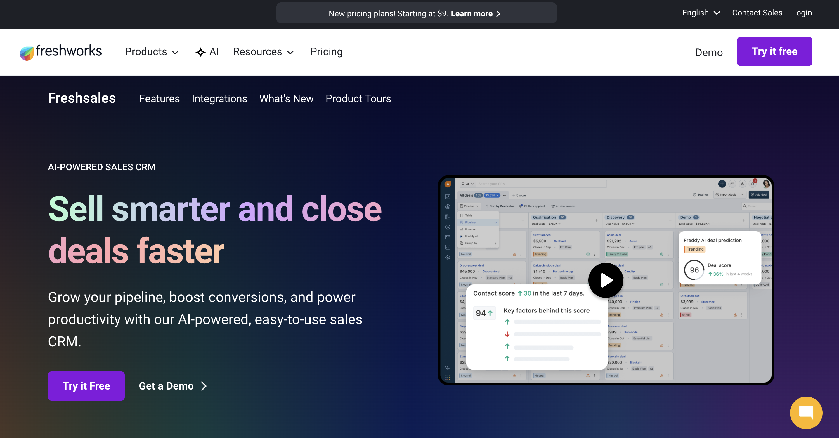 cheap crm for real estate: freshsales