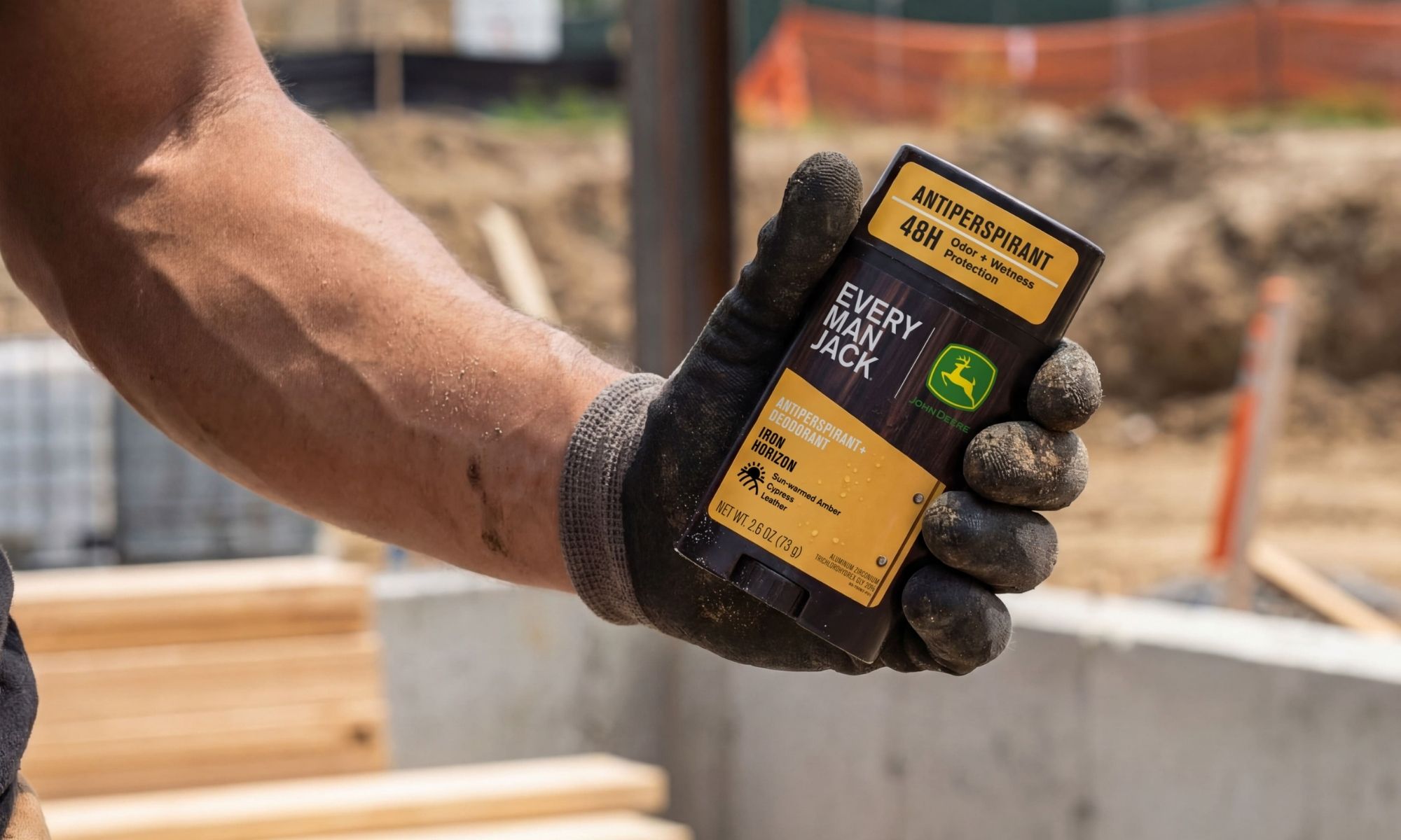 Every Man Jack x John Deere Iron Horizon deodorant
