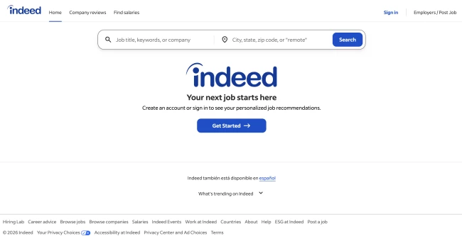 best restaurant job board: indeed
