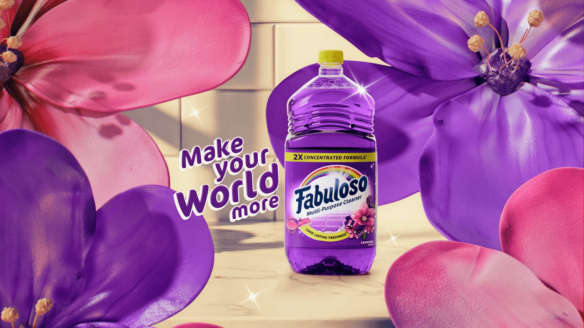Fabuloso s Campaign Turns Scent Into Spectacle